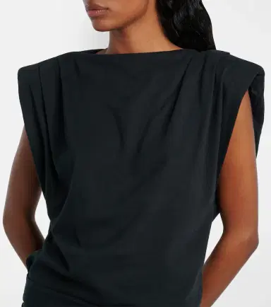 Isabel Marant Marielle draped cotton minidress | Thumbnail 4