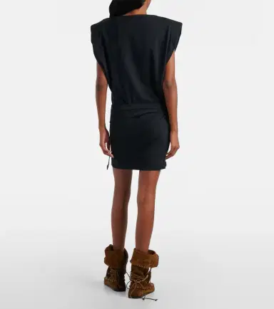 Isabel Marant Marielle draped cotton minidress | Thumbnail 5