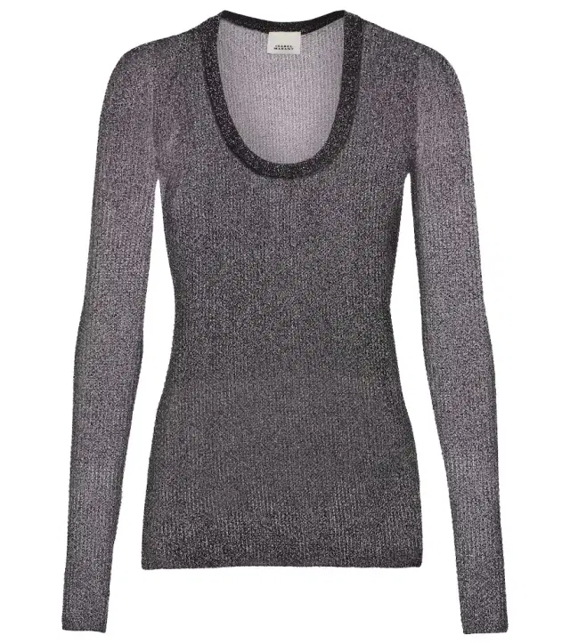 Isabel Marant Thalia lamé top