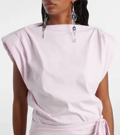 Isabel Marant Marielle cotton jersey minidress | Thumbnail 4