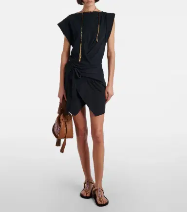 Isabel Marant Berenice cotton jersey wrap skirt | Thumbnail 2
