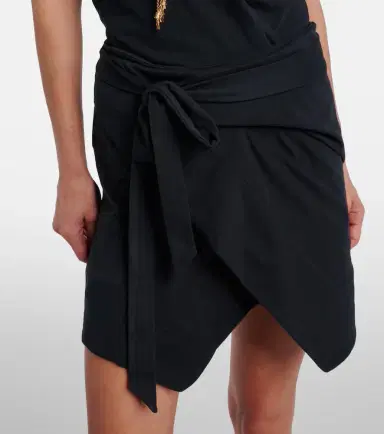 Isabel Marant Berenice cotton jersey wrap skirt | Thumbnail 4