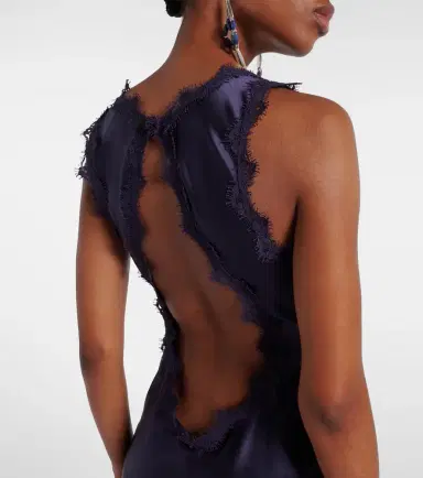 Isabel Marant Jadelia silk-blend satin midi dress | Thumbnail 4 Isabel Marant Jadelia silk-blend satin midi dress | Thumbnail 4