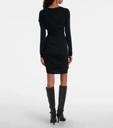 Marant Etoile Denise draped jersey minidress | Thumbnail 5