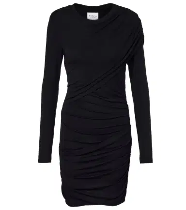 Marant Etoile Denise draped jersey minidress | Thumbnail 1