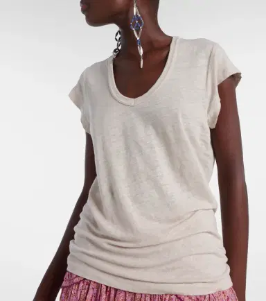 Marant Etoile Linen T-shirt | Thumbnail 5