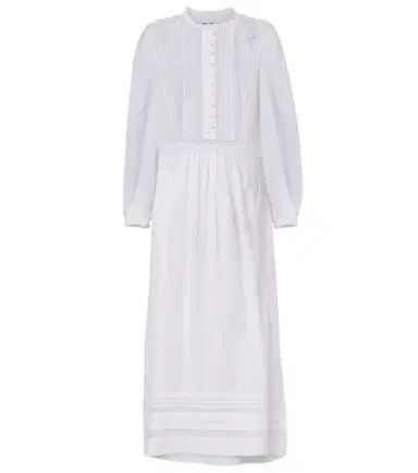 Marant Étoile Gisela lace-trimmed cotton maxi dress | Thumbnail 1 Marant Étoile Gisela lace-trimmed cotton maxi dress | Thumbnail 1