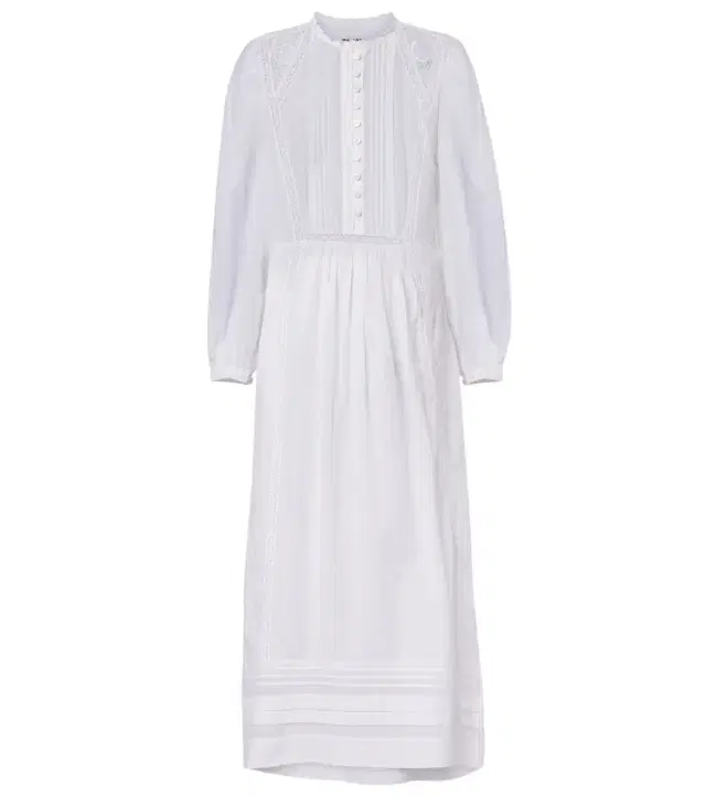 Marant Etoile Gisela lace-trimmed cotton maxi dress
