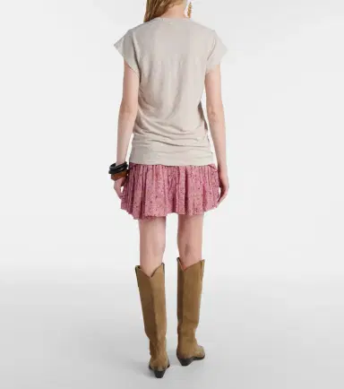 Marant Etoile Linen T-shirt | Thumbnail 3
