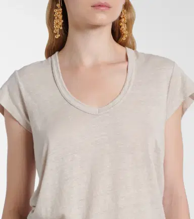 Marant Etoile Linen T-shirt | Thumbnail 4