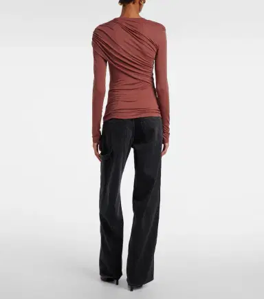 Marant Etoile Dressi draped jersey top | Thumbnail 4