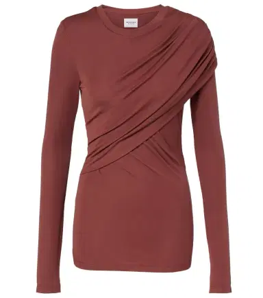 Marant Etoile Dressi draped jersey top | Thumbnail 1