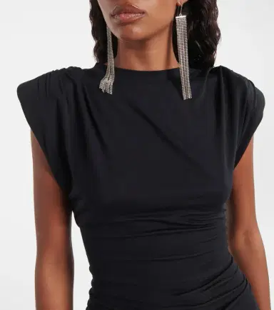Marant Etoile Donna draped jersey midi dress | Thumbnail 2