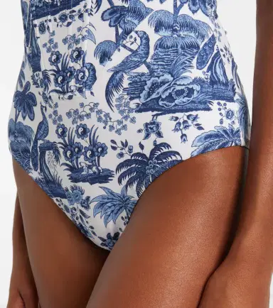 Staud Adelaide printed corset swimsuit | Thumbnail 5