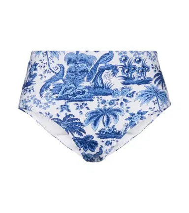 Staud Devon printed high-rise bikini bottoms | Thumbnail 1