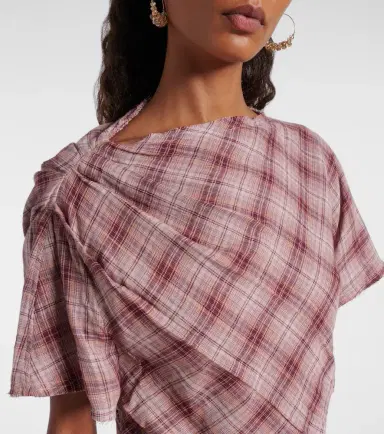 Marant Etoile Neyela checked cotton T-shirt | Thumbnail 3