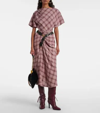 Marant Etoile Neyela checked cotton T-shirt | Thumbnail 4