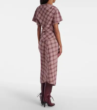 Marant Etoile Neyela checked cotton T-shirt | Thumbnail 5