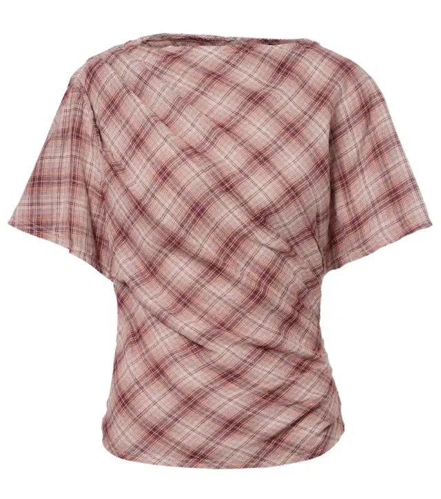 Marant Etoile Neyela checked cotton T-shirt