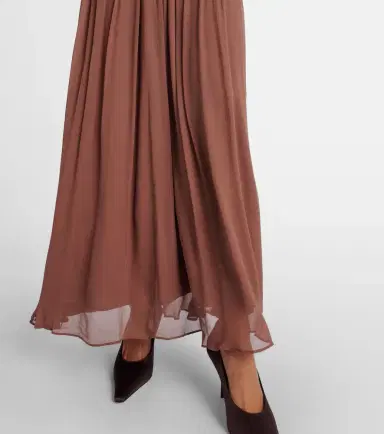 Staud Dalton gathered ruched maxi dress | Thumbnail 4