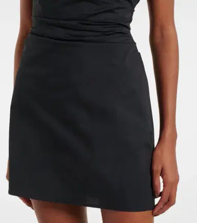 Staud Phare ruched cotton poplin minidress | Thumbnail 4 Staud Phare ruched cotton poplin minidress | Thumbnail 4