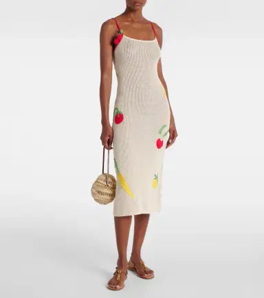 Staud Adeline crochet cotton beach dress | Thumbnail 2 Staud Adeline crochet cotton beach dress | Thumbnail 2