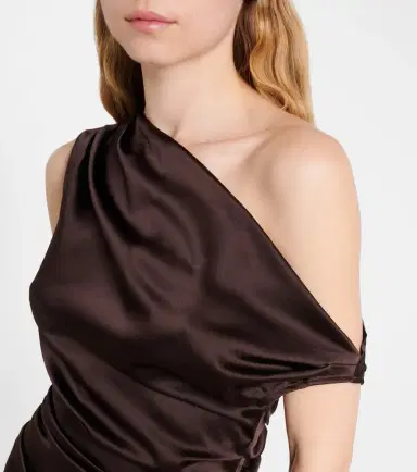 Staud Phare silk-blend satin cocktail dress | Thumbnail 6