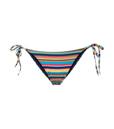 Staud Sisley striped low-rise bikini bottoms | Thumbnail 1