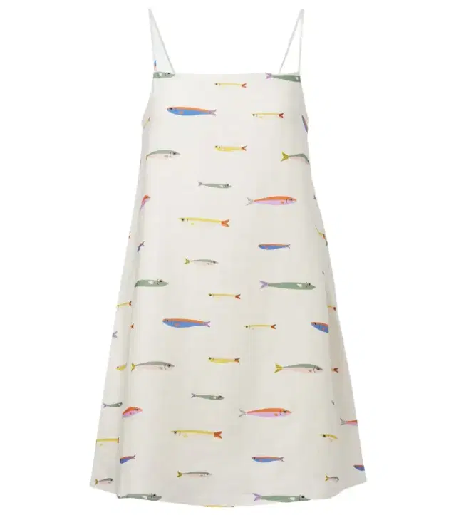 Staud Laura printed cotton minidress