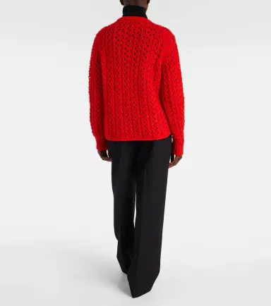 Jil Sander Open-knit wool cardigan | Thumbnail 2