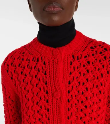 Jil Sander Open-knit wool cardigan | Thumbnail 6