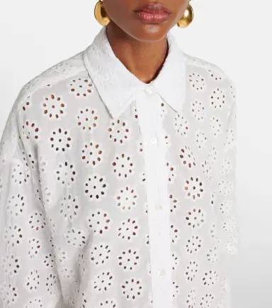 Staud Colton eyelet cotton shirt | Thumbnail 4 Staud Colton eyelet cotton shirt | Thumbnail 4