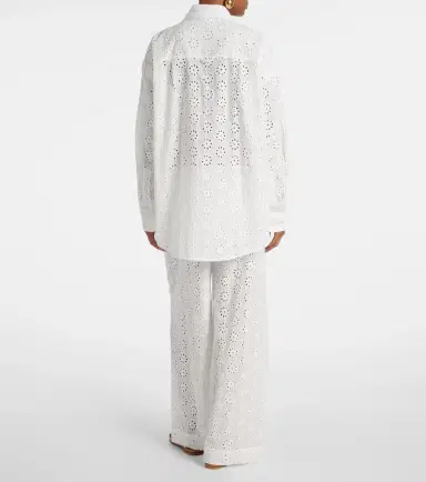 Staud Colton eyelet cotton shirt | Thumbnail 5 Staud Colton eyelet cotton shirt | Thumbnail 5