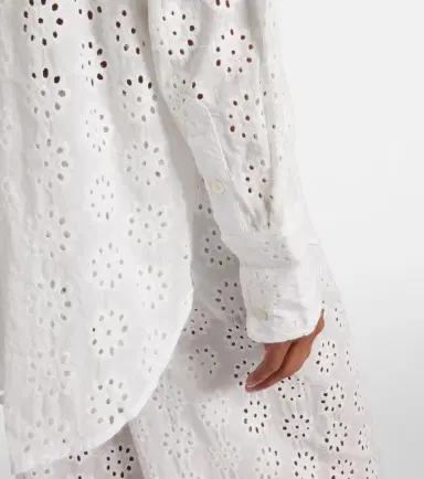 Staud Colton eyelet cotton shirt | Thumbnail 6 Staud Colton eyelet cotton shirt | Thumbnail 6