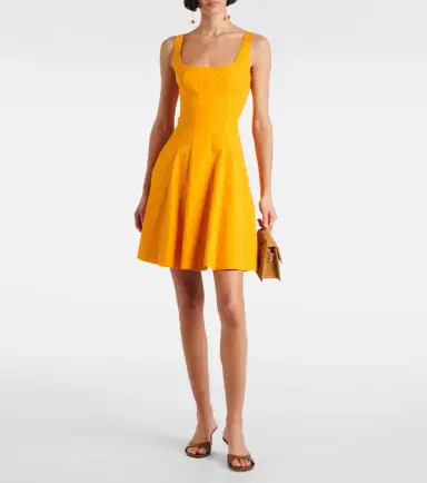 Staud Wells cotton poplin minidress | Thumbnail 2