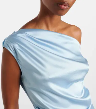 Staud Phare silk-blend satin cocktail dress | Thumbnail 3 Staud Phare silk-blend satin cocktail dress | Thumbnail 3