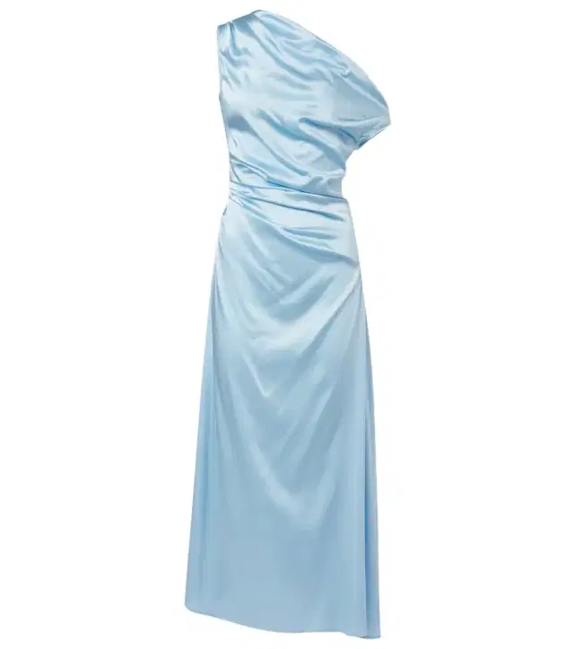 Staud Phare silk-blend satin cocktail dress