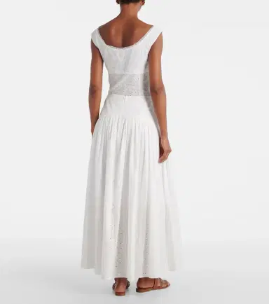 Staud Procida pleated cotton maxi skirt | Thumbnail 2