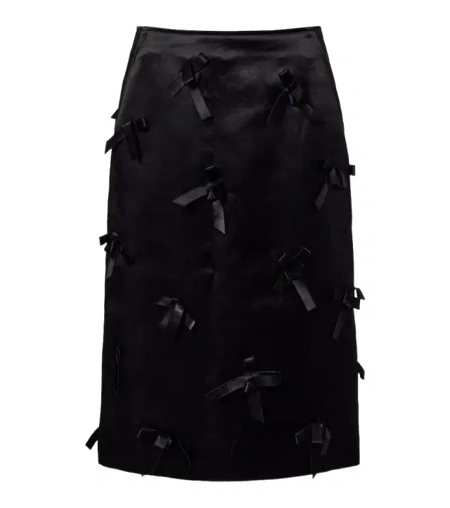 Jil Sander Bow-detail satin midi skirt