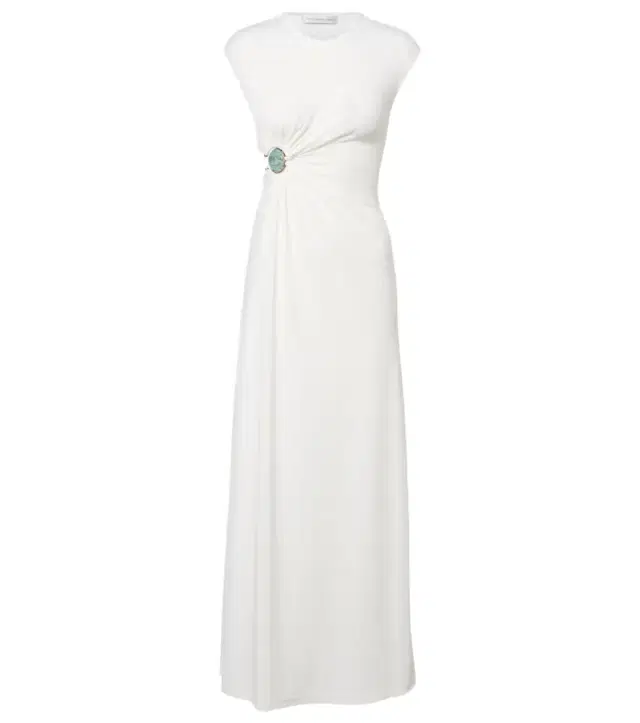 Christopher Esber Mineral Stone embellished jersey gown