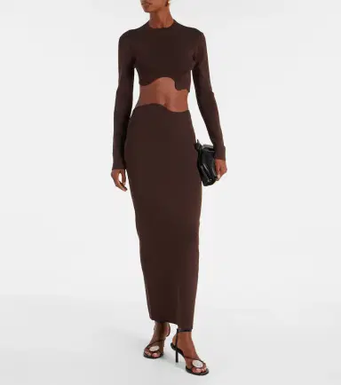 Christopher Esber Knitted maxi skirt | Thumbnail 2