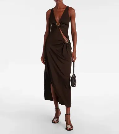 Christopher Esber Cascade embellished midi dress | Thumbnail 4
