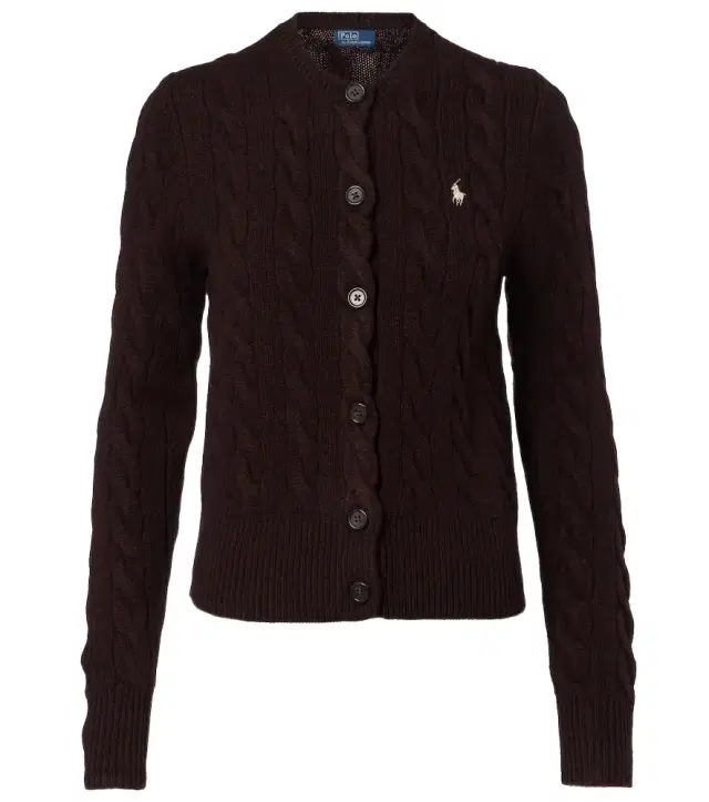 Polo Ralph Lauren Cable-knit wool and cashmere cardigan