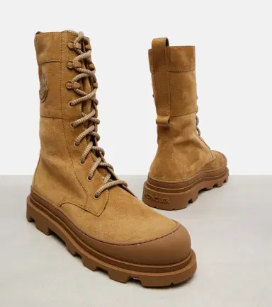 Moncler Vera suede combat boots | Thumbnail 2
