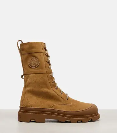 Moncler Vera suede combat boots | Thumbnail 3