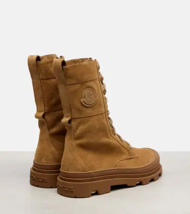 Moncler Vera suede combat boots | Thumbnail 4