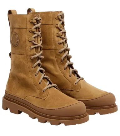 Moncler Vera suede combat boots | Thumbnail 1