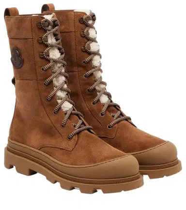 Moncler Vera suede lace-up boots | Thumbnail 1 Moncler Vera suede lace-up boots | Thumbnail 1