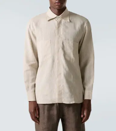 Saman Amel Linen shirt | Thumbnail 4 Saman Amel Linen shirt | Thumbnail 4