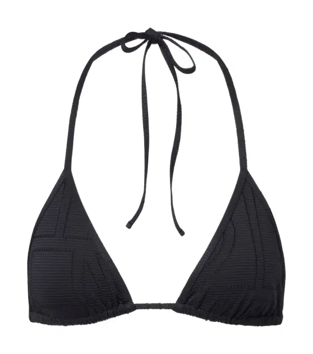 Toteme Monogram pointelle bikini top